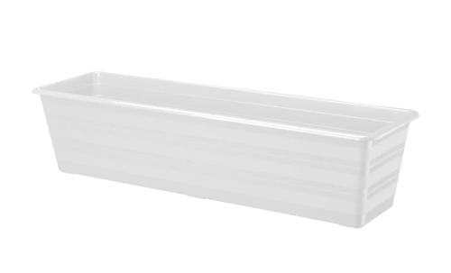 Doniczka Balkonowa DRACO Biała 60 cm – Prostokątna