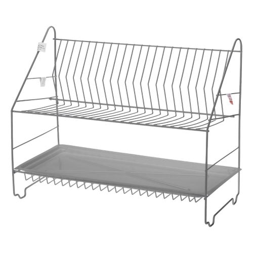 Suszarka do naczyń 2 poziomowa 50cm FIONA 51433 srebrny.jpg