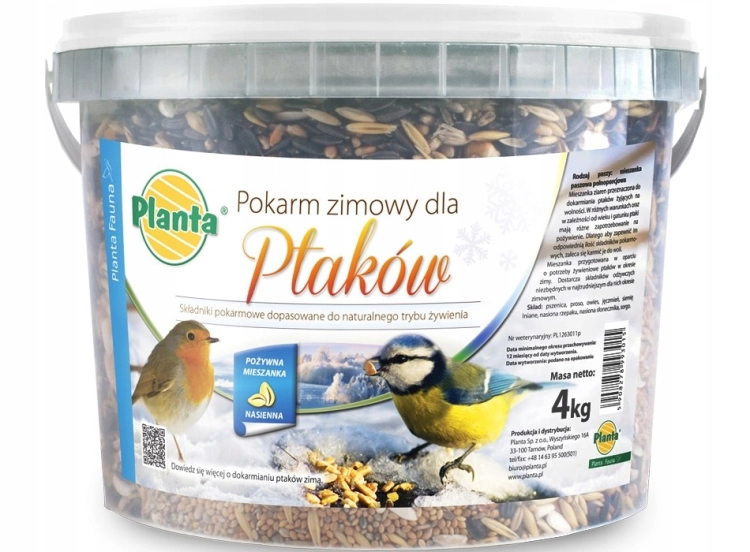 POKARM-ZIMOWY-DLA-ZIMUJACYCH-PTAKOW-PTAKI-KARMA-ZIARNO-POZYWIENIE-4kg