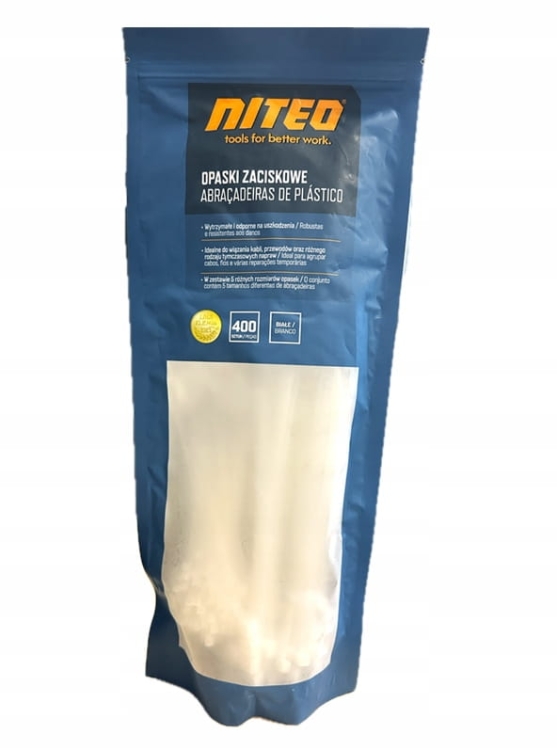 Opaska zaciskowa Niteo Tools 400szt. trytytki