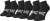 EVERLAST SKARPETY SKARPETKI STOPKI 3P CZARNE r.39-42