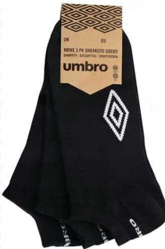 Skarpety STOPKI UMBRO 3pak CZARNE 43-46