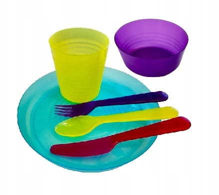 Talerz obiadowy dla dzieci płytki Smukee 18 cm