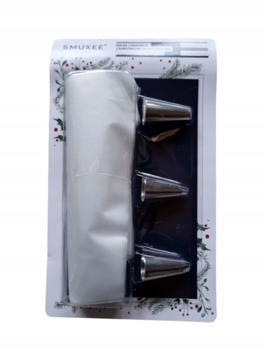 15 x rękaw cukierniczy do dekorowania dekorator tortów 3 końcówki