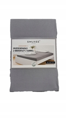 Prześcieradło z gumką Smukee poliester 160 x 200 cm