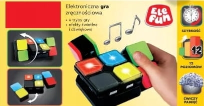 Elektroniczna Gra Zręcznościowa Ćwicząca Refleks I Pamięć