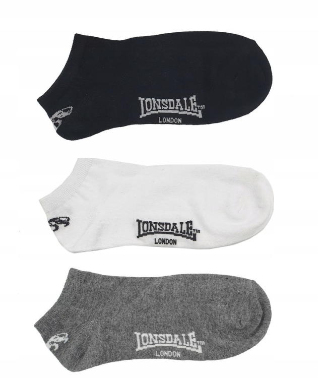 Lonsdale Skarpetki stopki LD01 wielokolorowy rozmiar 42-45