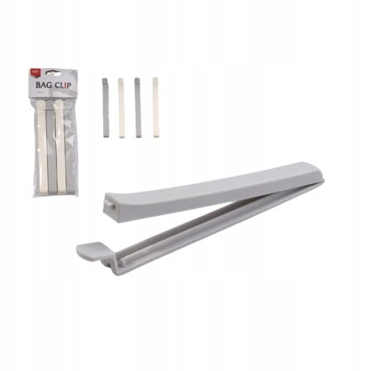 Klips do żywności 4 sztuki do produktów sypkich