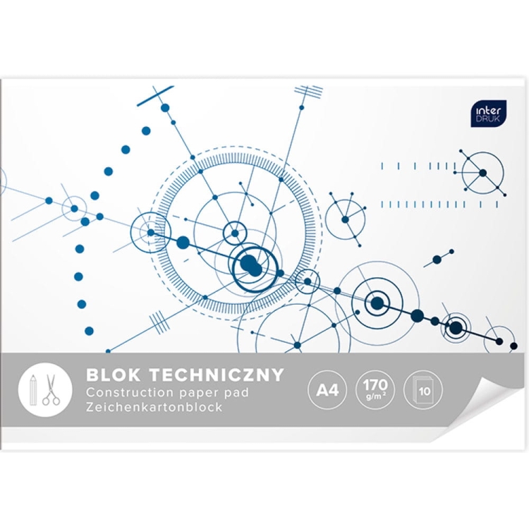 Blok techniczny A4 Interdruk