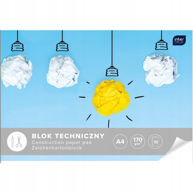 Blok techniczny A4 Interdruk