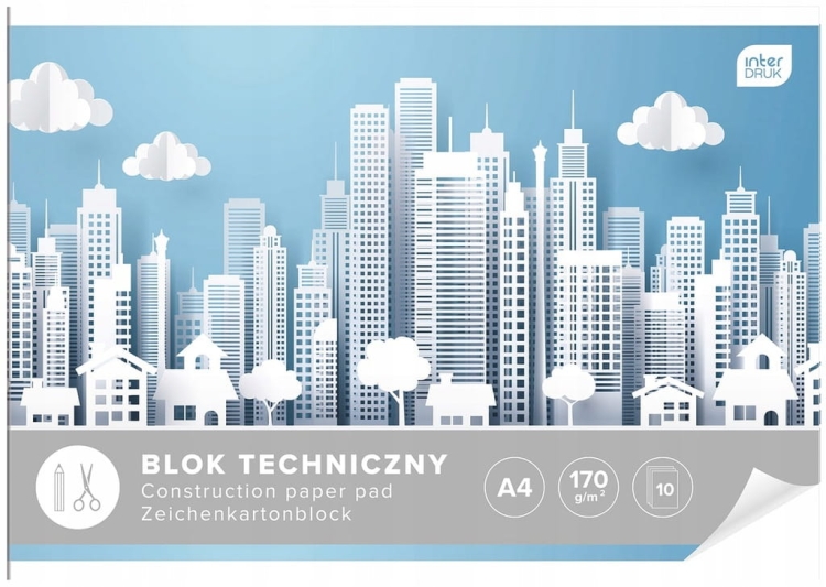 Blok techniczny A4 Interdruk