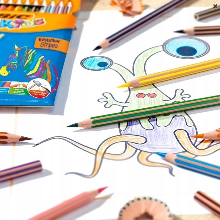 BIC KIDS Kredki ołówkowe 12 kolorów