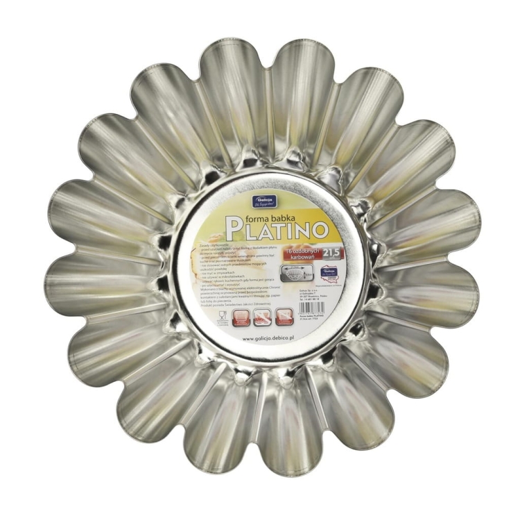 Forma do babki Galicja 21,5 x 21,5cm średnica 21,5cm