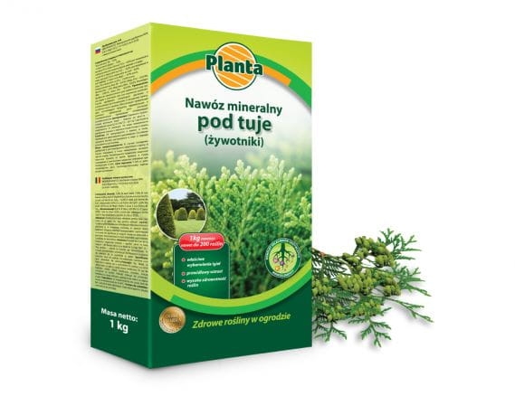 Nawóz wieloskładnikowy pod tuje Planta granulat 1 kg