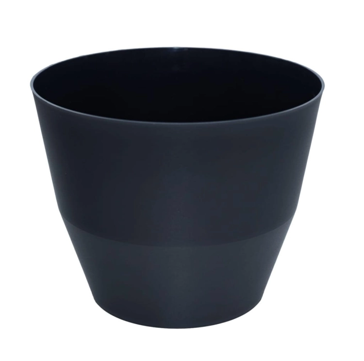 Osłonka na doniczkę Moza antracyt 18x14,5cm