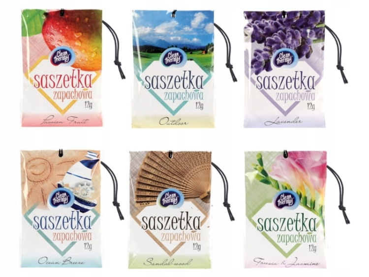 Zapach saszetka zapachowa do szafy samochodu saszetka 12 g