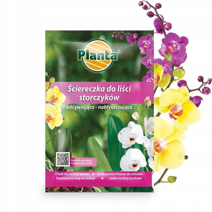 Ściereczka do liści storczyków nawóz nabłyszczacz