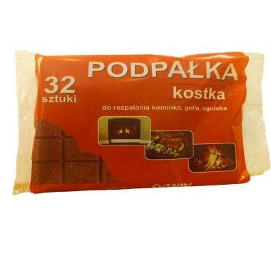 Podpałka do grilla i kominka Ognik w kostkach (32 sztuki)