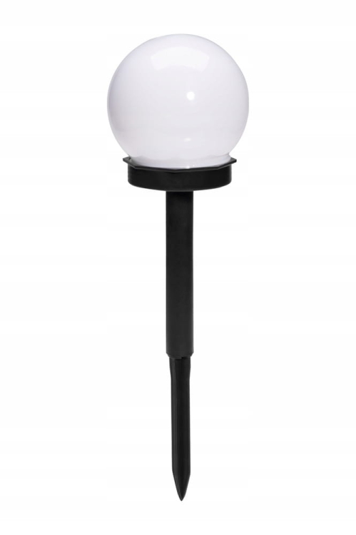 Lampa Kula solarna do ogrodu tarasów ścieżek zimne światło Diana 10cm
