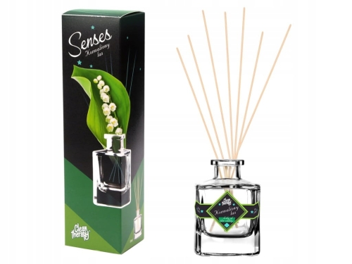 Odświeżacz patyczki zapachowe perfumy do wnętrz senses konwaliowy las 50ml