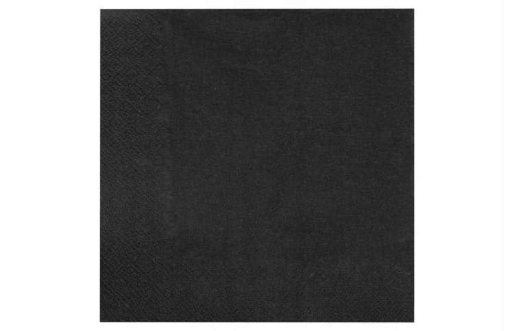 Ravi serwetki jednokolorowe czarne 20szt