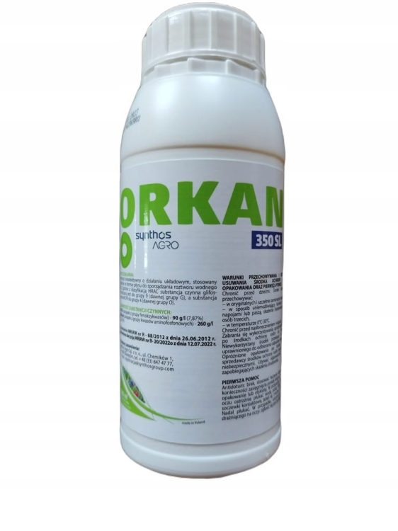 ORKAN 350SL 0,5l total na chwasty zwalcza skrzyp