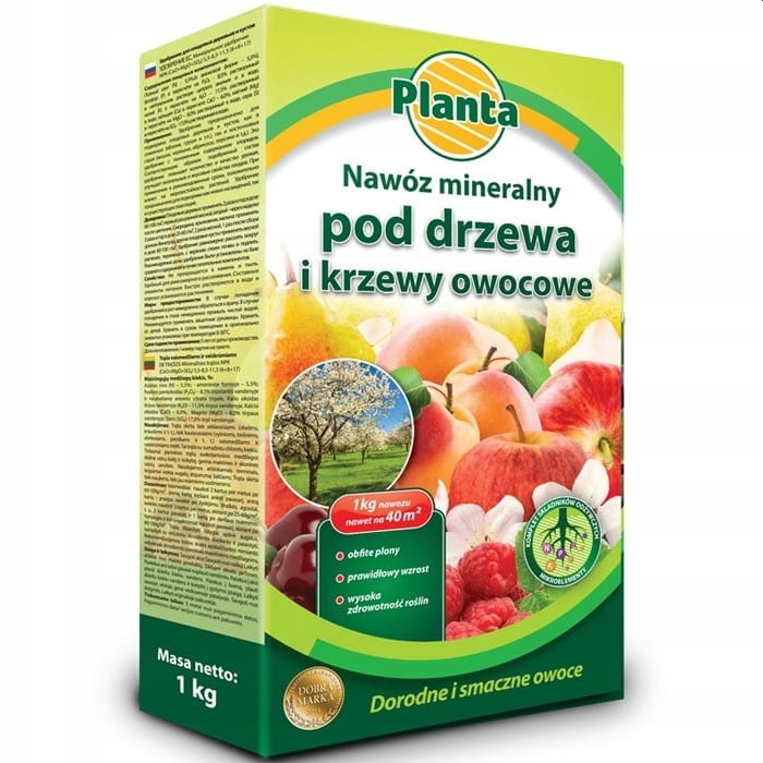Nawóz wieloskładnikowy Planta granulat 1 kg 1 l