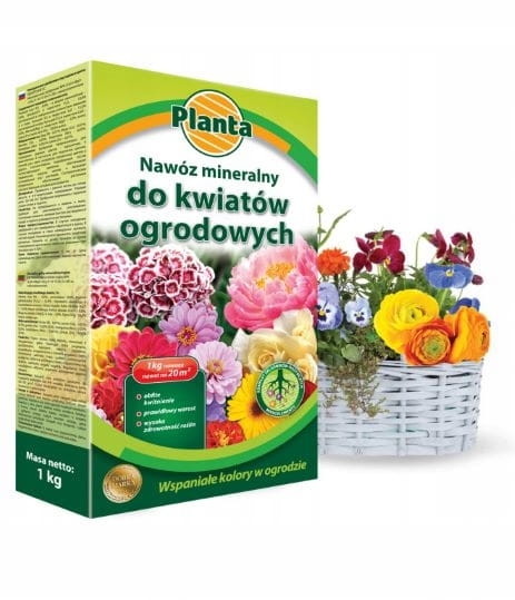 Nawóz wieloskładnikowy Planta kryształki, miał 1 kg 1 l