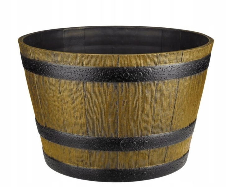 Doniczka zewnętrzna duża brązowa Verdenia 40 cm x 40 x 26 cm