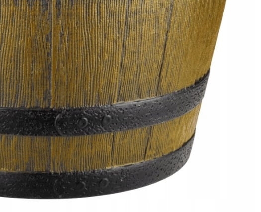 Doniczka zewnętrzna duża brązowa Verdenia 40 cm x 40 x 26 cm