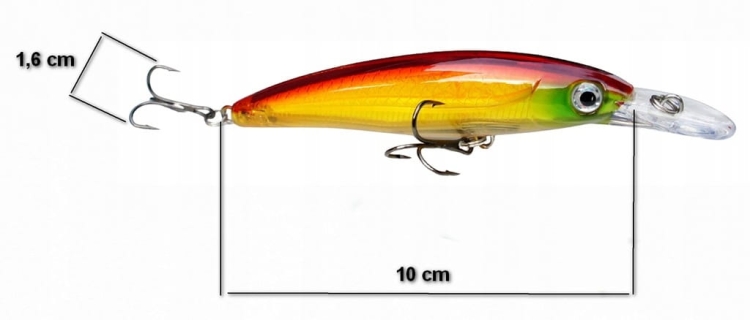 Wobler Jaxon Atract BLEAK 10cm kolor D