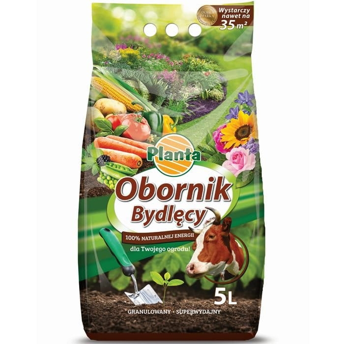 Nawóz wieloskładnikowy Planta obornik 8 kg 10 l