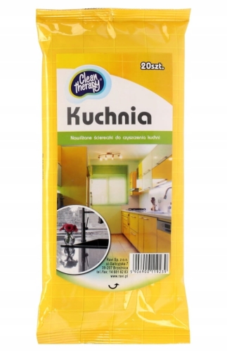 Chusteczki nawilżane do czyszczenia kuchni Ravi w opakowaniu 20 szt.