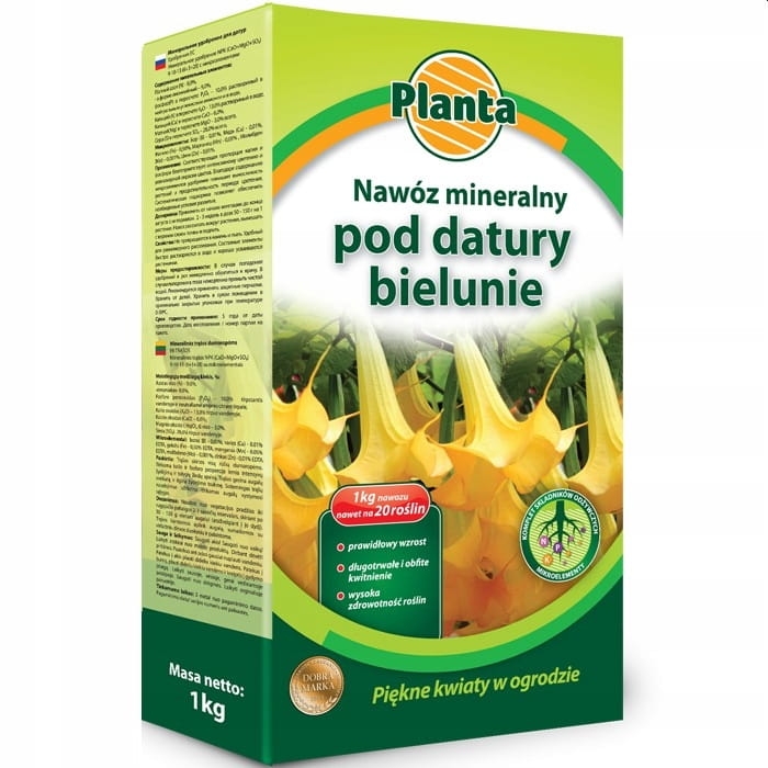 Nawóz do datur wieloskładnikowy Planta granulat 1 kg 1 l