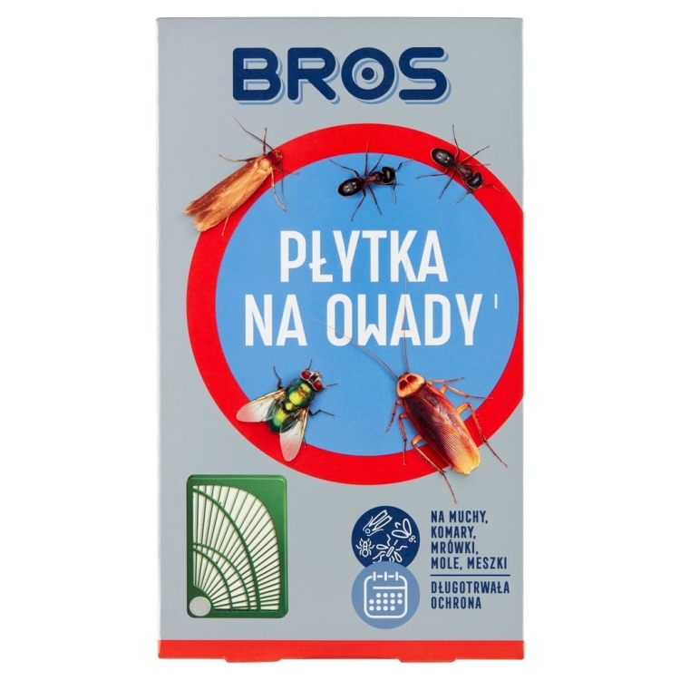 Bros płytka na owady karaluchy, komary, mole, mrówki, muchy, rybiki