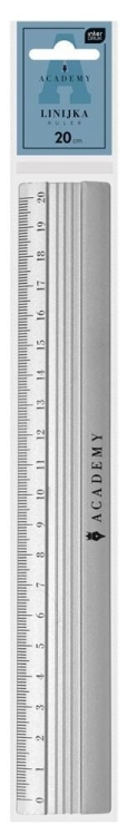 Interdruk Linijka aluminiowa 20cm Academy