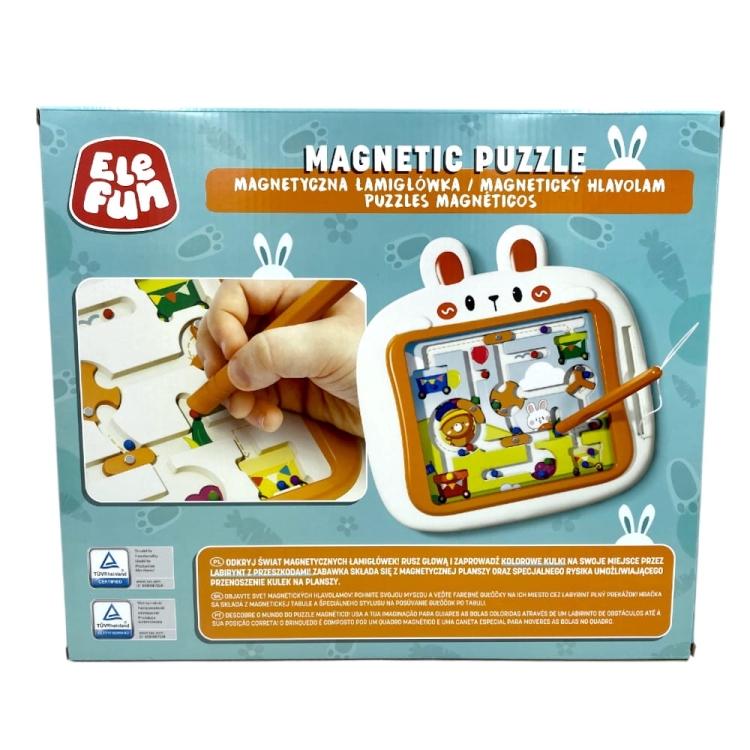 Elefun Magnetyczna Łamigłówka Magnetic Puzzle Gra Zręcznościowa 3+