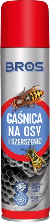Rozpylacz, gaśnica na osy, aerozol przeciwko osom Bros 0,35 kg 300 ml