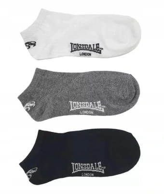 Skarpety stopki Lonsdale 39-42 wielokolorowy 3pack