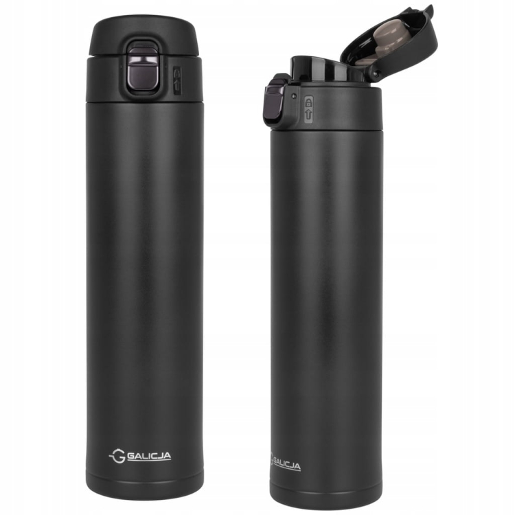 Kubek termiczny termos quentin stal czarny 520ml