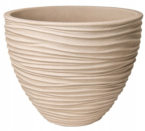 Doniczka tworzywo sztuczne beżowy Galicja 39 cm x 39 x 31 cm