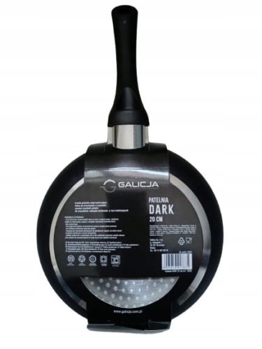 Patelnia tradycyjna Galicja Dark 20 cm non-stick (nieprzywierająca)