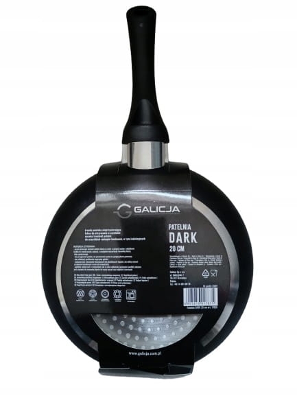 Patelnia tradycyjna Galicja Dark 20 cm non-stick (nieprzywierająca)