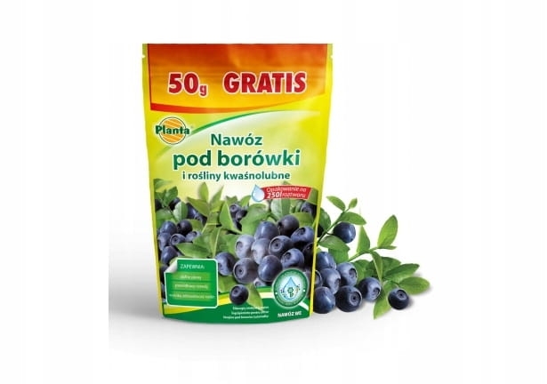 Nawóz do borówek wieloskładnikowy Planta kryształki, miał 0,4 kg 0,25 l