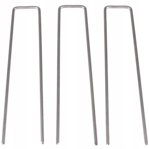 Szpilki do agrowłókniny podwójne typ "U" – 50 sztuk