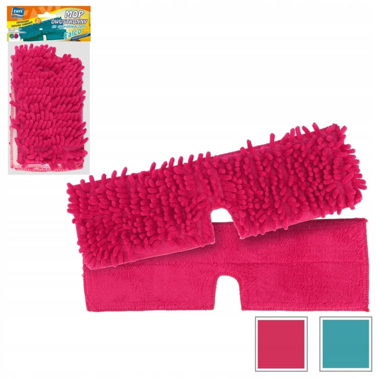 Wkład do mopa płaski Ravi falco różówy