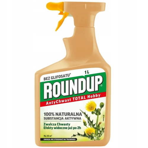 Roundup z dufuzorem bez glifosatu Antychwast Total Hobby 1l
