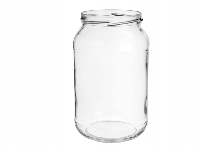 Słoiki szklane 900ml 1szt. Bez zakrętki