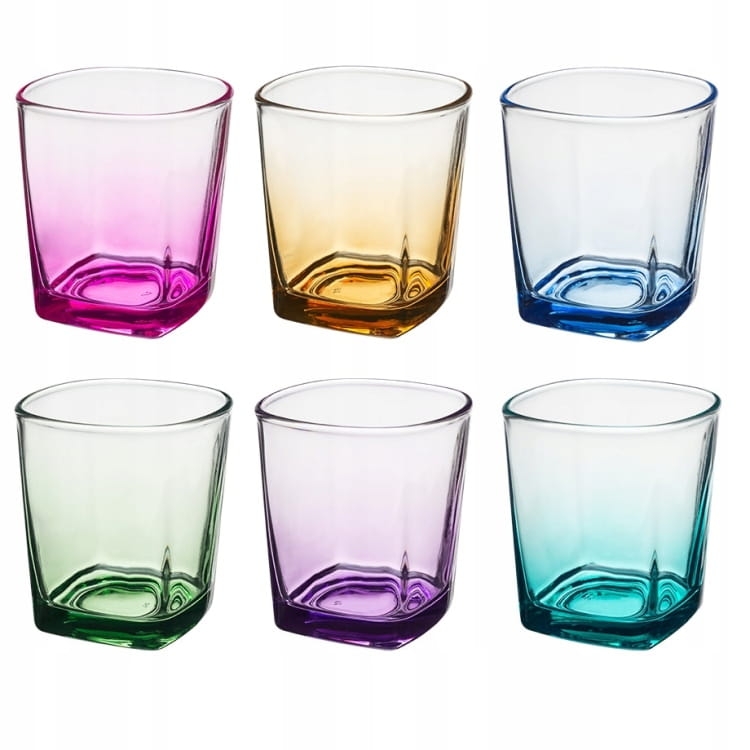 Szklanka do napojów MIX kolorów 250 ml