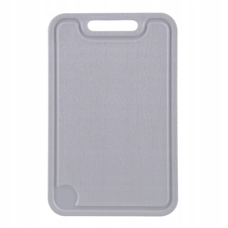 Deska do krojenia Galicja Molly plastik 37,5cm szara